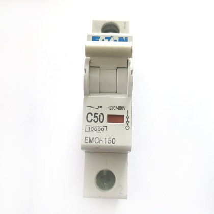 Eaton EMCH150 C50 50A 50 Amp MCB Circuit Breaker Type C